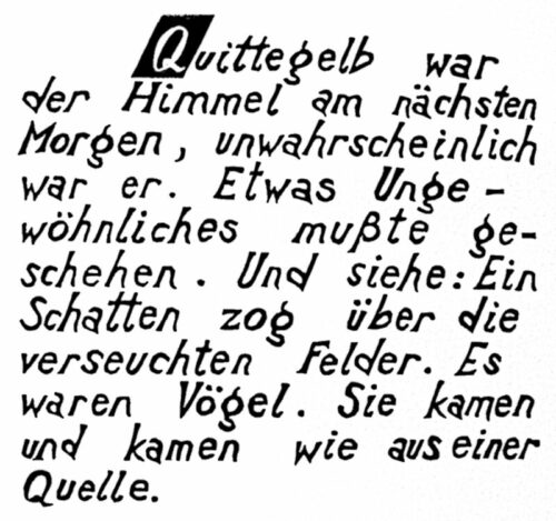 Wv 210 "Schriftblatt Q"