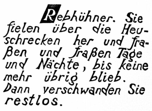 Wv 213 "Schriftblatt R"